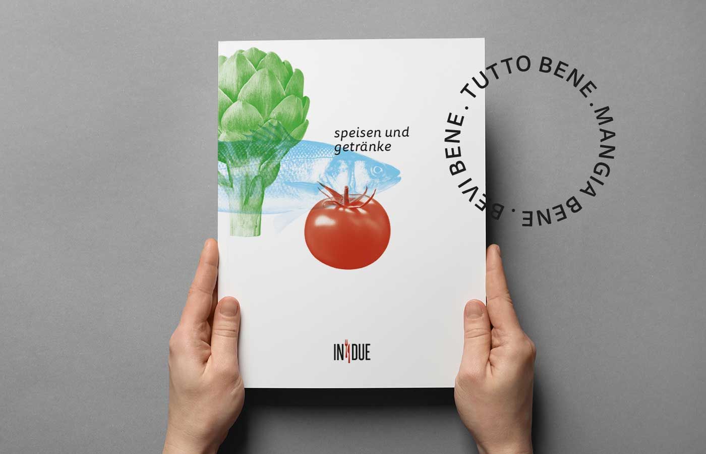 branding, design, gastronomie, platform 8, ristorante inDue