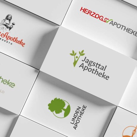 Apotheke Logo Design Branding Marke Platform 8
